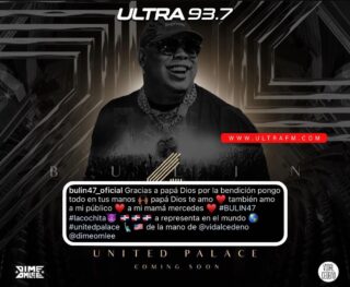 @bulin47_oficial anuncia concierto en #unitedpalace 🔥🔥